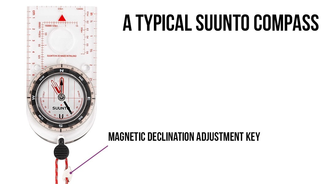 PNG SUUNTO Compass Declination Adjustment Key